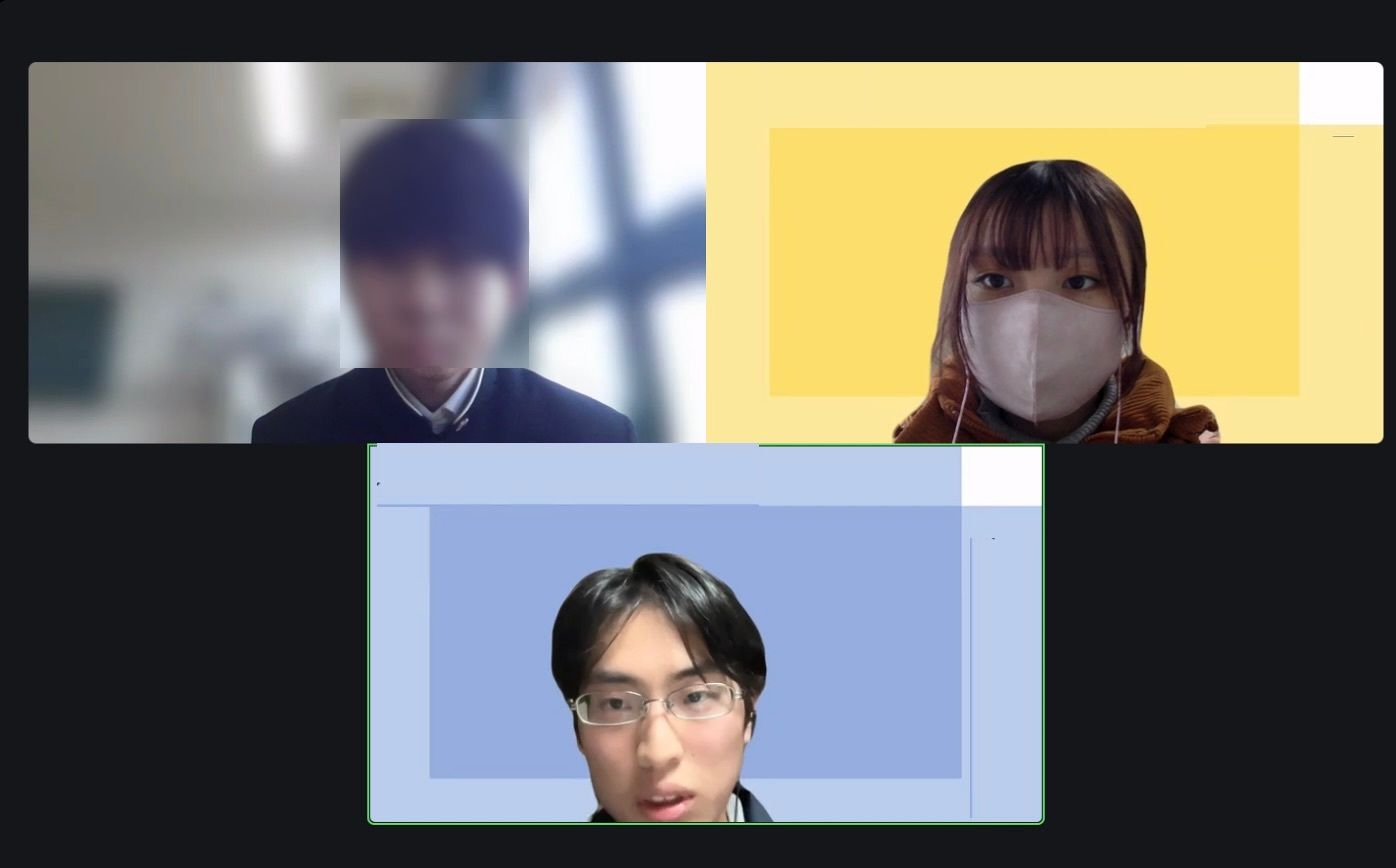 2025年3月 金沢大学人間社会学域学校教育学類附属高等学校 オンラインセミナーの様子